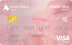 Bank Alfalah Bank Alfalah Islamic Women Power Pack Visa Debit Card