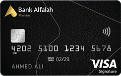 Bank Alfalah Bank Alfalah Premier Visa Signature Debit Card