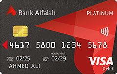 Bank Alfalah Bank Alfalah Visa Platinum Debit Card