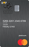 Bank of Punjab KHAAS Platinum Mastercard Debit Card