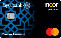 Faysal Bank Faysal Islami Noor Platinum  Card