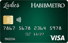 Habib Metro Bank Visa Ladies Debit Card