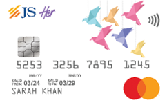 JS Bank Mastercard Her Titanium Debit Card