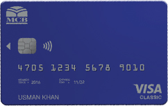 MCB Bank Visa Classic Credit Card