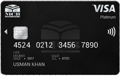 MCB Bank Visa Platinum Debit Card